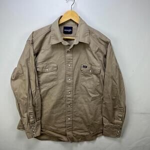 Vintage 90s Wrangler Snap Button-Up Long Sleeve Shirt XL